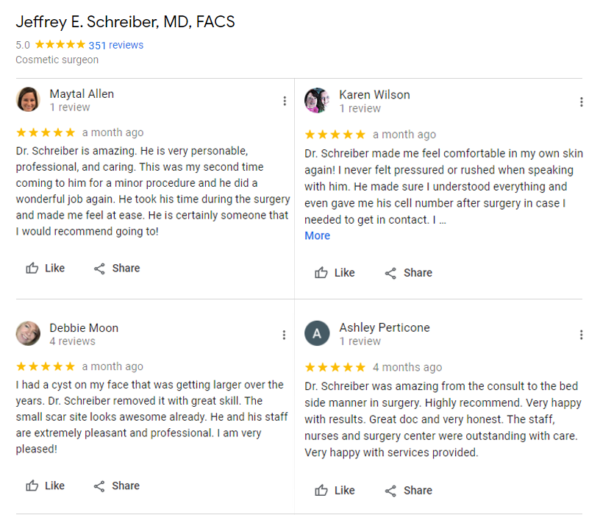 Expert Plastic Surgeon in Baltimore Dr. Jeffrey Schreiber